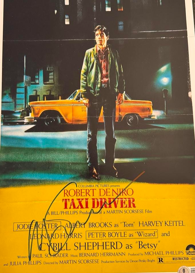 Martin Scorsese Signed 11x17 Photo (Taxi Driver) - Beckett COA